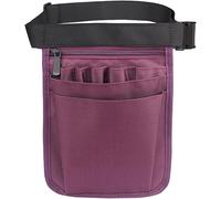 Riñonera para enfermera, con múltiples bolsillos, con correa de cintura ajustable, bolsa organizadora, Purple, moda