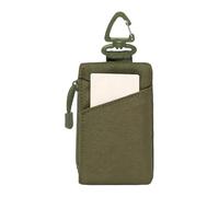 Riñonera para Exteriores, con Diseño Resistente A La Humedad, 13,5 X 8 X 1 Cm, Cartera Pequeña con Mosquetón, Mini Cartera, Compacta para Llavero, para Playa, Bolsillo Al Aire Libre, Viajes, Sur