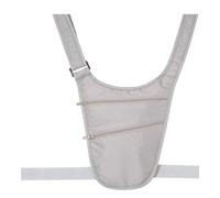 Riñonera para hombre, cartera de cintura, riñonera con múltiples bolsillos, 20 x 20 cm, para correr, viajar, entrenar, pasaporte y almacenamiento de teléfono, gris, Refer to description, Unisex