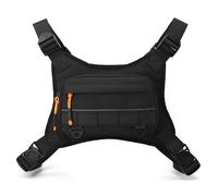 Riñonera para hombre de tela Oxford, con múltiples bolsillos, gran capacidad, diseño antirrobo, ideal para viajes, senderismo, ciclismo al y uso diario