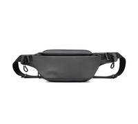 Riñonera para hombre/mujer, impermeable, con correa ajustable para camping, senderismo, fitness, bicicleta, regalo, gris, Classique