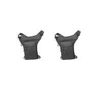 Riñonera para hombre, para viajes, ciclismo, escalada, color negro, 2 juegos de (negro), 35cmx32cmx5cm, como se muestra en la