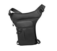 Riñonera para hombre, para viajes, ciclismo, escalada, color negro, Black, 35cmx32cmx5cm, como se muestra en la