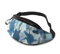 Riñonera para Hombres y Mujeres, Acuarela Little Sea Cute Turtle Riñonera con cinturón Ajustable Sling Pocket Crossbody Shoulder Bag Chest Bag para Viajar Senderismo Ciclismo Correr