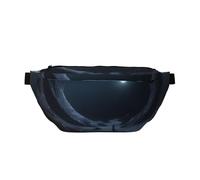 Riñonera para hombres y mujeres con correa ajustable para el hombro, grande, para senderismo, correr, ciclismo, patrones de abismo espectral, negro, talla única, Black, Talla única