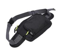 Riñonera para Motocicleta de Fibra de Carbono, Bolsa de Pierna Transpirable y Ligera para Viajes, Exterior, Ciclismo y Correr, Solución de Almacenamiento Elegante (Negro)