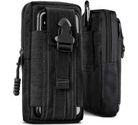 Riñonera para móvil Realme 14T 5G Nylon Funda Cinturón Exterior Estuche Clip