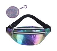 Riñonera para Mujer con Lentejuelas, Impermeable de Viaje, Color, Talla Única, Moderno