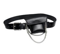 Riñonera para Mujer Riñonera con Cadena Retro Punk Riñonera versátil de Doble propósito Riñonera con cinturón