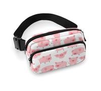 Riñonera para mujer - Riñonera de cerdo kawaii para mujer, bolso cruzado para mujer, riñonera a la moda