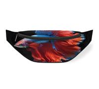 Riñonera para mujeres, hombres, niñas, niños, riñoneras, riñoneras, bolsa de cinturón para viajes, deportes, correr, luchar contra animales y peces, color, M