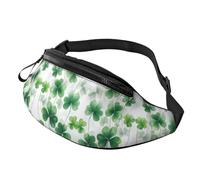 Riñonera para mujeres y hombres, con correa ajustable, ligera e impermeable, Día de San Patricio 1, Talla única, Mochila de trekking