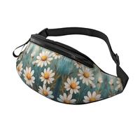 Riñonera para mujeres y hombres, con correa ajustable, ligera e impermeable, Flor 20, Talla única, Mochila de trekking