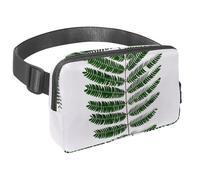 Riñonera para mujeres y hombres, riñonera para exteriores, riñonera delgada para correr, caminar, trotar, senderismo, viajes, entrenamiento, color verde helecho, multicolor, 1.5x9.0x5.9in/4x23x15cm,