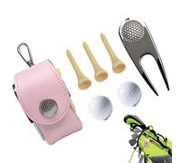 Riñonera para pelota de golf, bolsa de golf para pelotas de golf, bolsa de transporte para pelotas de golf con soporte para T, bolsa de bolsa de camiseta de golf, bolsa de accesorios deportivos de