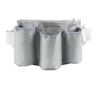Riñonera para personal de limpieza, bolsa de herramientas de tela Oxford impermeable con múltiples bolsillos, cinturón organizador de suministros de conserje ligero para trabajo de limpieza de hotel