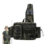 Riñonera para Pesca con Mosca, Bolsa para Aparejos de Pesca Bolsa Cruzada | Bolso Bolsa de pesca con mosca, bolsa de cadera con hebilla de liberación Grande GRAMO