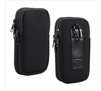Riñonera para teléfono móvil para hombre, funda para cinturón de teléfono móvil, 6,9 pulgadas, universal, vertical, clip para cinturón, bolsillo con cremallera, funda para teléfono móvil, soporte para