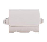 Riñonera pequeña con cinturón, bolsa de accesorios deportivos para hombres y mujeres, Blanco