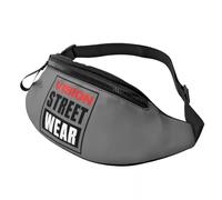 Riñonera Personalizada Vision Street Wear para Hombres y Mujeres Moda Crossbody Waist Bag Travel Hiking Phone Money Pouch