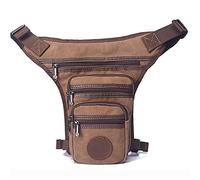 RiñOnera Pierna,Bolso Pierna Moto Bolso de la Pierna de los Hombres para los Hombres Fanny Pack Belt Drop Drop Messenger Hombro Viaje Trekking Canvas/Nylon Motocicleta Asalto Bolsas de la Cintura Mu