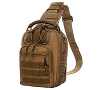 RiñOnera Pierna,Bolso Pierna Moto Outdoor Sports Multifunción Bolsa de Pecho Messenger Bag Hombres Y Mujeres Bolso De Hombro Bolsa De Pecho Impermeable Bolsa De Casual Multifunción (Color : Sand Colo