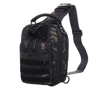 RiñOnera Pierna,Bolso Pierna Moto Outdoor Sports Multifunción Bolsa de Pecho Messenger Bag Hombres Y Mujeres Bolso De Hombro Bolsa De Pecho Impermeable Bolsa De Casual Multifunción (Color : Gold, Si
