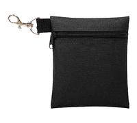 Riñonera portátil para pelotas de golf, bolsa de almacenamiento de nailon con mosquetón, regalo para hombres y mujeres, bolsa de golf ligera, riñonera compacta