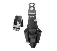 Riñonera profesional para electricista, sistema de clip giratorio al instante para escaleras, trabajo, proyectos de mejoras del hogar, destornillador de clip giratorio