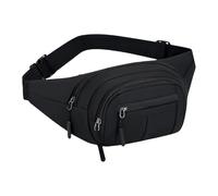 Riñonera - PU Poliéster 35x14x4 Cm | Bolso De Cintura para Viajes Y Deporte | Ligera De Manos Libres para Hombre Y Mujer