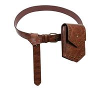 Riñonera renacentista de Piel sintética, Monedero Medieval for Disfraz Halloween o Cosplay Manos Libres