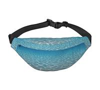 Riñonera, riñonera cruzada, bolsa de cinturón para viajes, correr, para hombres y mujeres, cancha de baloncesto, Agua tranquila, Talla única, Mochila casual