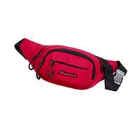 Riñonera - Riñonera Informal | Riñonera Bandolera con Bolsillos con Cremallera, Riñonera Pequeña para Mujer con Bolsillos Separados, Bolsa Bandolera de 1 Hombro para Senderismo, Deportes, Ciclismo