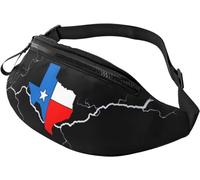 Riñonera Running Bandera del Estado De Texas, Riñoneras De Cintura Ligera Riñonera Militar Hombre Moda Riñoneras Hombre para Fiesta Correr Deporte