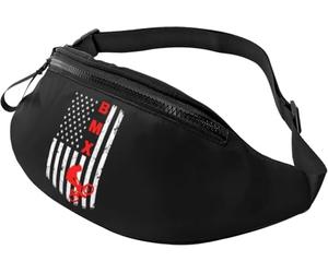 Riñonera Running Casual Bolsos Bandolera Bandera Estadounidense De BMX USA Ligera Riñoneras De Cintura para Mujer Aptitud Bici 14X35Cm