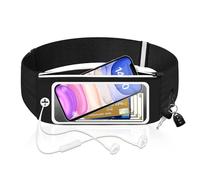 Riñonera Running Cinturón para Correr Hombre Mujer - Cinturon Running Deportiva con 3 Bolsillos con Pantalla táctil Ajustable Riñonera Deportiva/Porta Movil Running hasta 6,9"