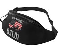 Riñonera Running Recuerde El 911, Nunca Lo Olvide Casual Bolso De Cintura Unisex Riñoneras Viaje Para Marcha Escalada Entrenamiento 14X35Cm