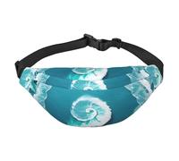 Riñonera Sea Of Love. Ligera e impermeable, adecuada para viajes y uso diario, diseño de moda, para hombres y mujeres.