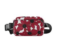 Riñonera Susan Simple Line Art Valentinesnes de ojos negros para mujeres, hombres, adolescentes, multiusos, accesorio de viaje con correa ajustable para ciclismo, senderismo, gimnasio