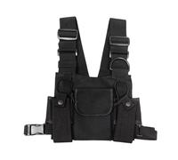 Riñonera táctica for Hombre y Mujer, Estilo Hip Hop, Estilo Urbano, Informal, Unisex, Color Negro(Black)