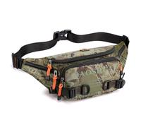 Riñonera táctica para hombres y mujeres, riñonera militar Molle Utility Hip Belt Pouch Crossbody Bag para ciclismo, senderismo, caminar, pesca, Camo, Talla única
