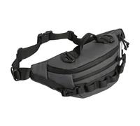 Riñonera táctica para hombres y mujeres, riñonera militar Molle Utility Hip Belt Pouch Crossbody Bag para ciclismo, senderismo, caminar, pesca, Riñoneras de senderismo grises, 14.96*3.54*6.3 inches