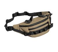 Riñonera táctica para hombres y mujeres, riñonera militar Molle Utility Hip Belt Pouch Crossbody Bag para ciclismo, senderismo, caminar, pesca, Riñoneras KhakiHiking, Talla única