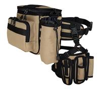 Riñonera Táctica para Pesca y Caza Con Sistema MOLLE y Portabotellas, Ideal para Equipo de Exterior, Cebo y EDC. Bolsa de Nailon Resistente para Uso Diario, Ideal para Hombres y Mujeres.(Brown)