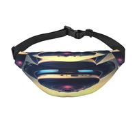 Riñonera Ufo Landing. Ligera e impermeable, adecuada para viajes y uso diario, diseño de moda, para hombres y mujeres.