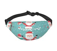Riñonera unisex con diseño de muñeco de nieve, resistente al agua, ligera, para viajes, deportes, senderismo, Como se muestra en la imagen, Talla única, Mochila casual