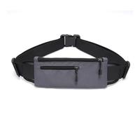 Riñonera Unisex Delgada para Correr, Ligera e Impermeable, con cinturón Ajustable para teléfono, Llaves, Dinero en Efectivo, Ideal para Correr, Hacer Senderismo y Viajar, Color Negro.