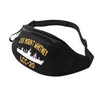 Riñonera USS Mount Whitney Lcc-20 para Hombre y Mujer, riñonera de Viaje Ajustable para Correr al Aire Libre