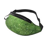 Riñonera verde para hombres y mujeres, riñonera ajustable para todas partes