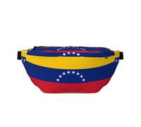 Riñonera versátil con bandera de Venezuela para correr, ligera, transpirable y ajustable para viajes, ciclismo y uso diario